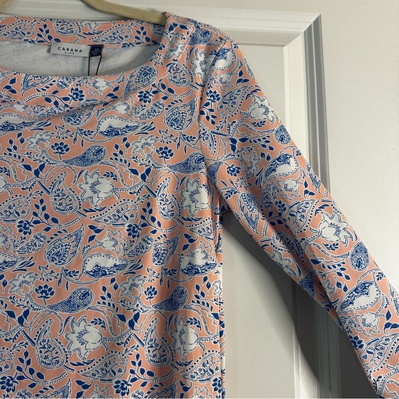 Cabana Life Shift Dress XS UPF 50+ Paisley Print Swim Dress CoverUp Beachwear - Picture 6 of 12